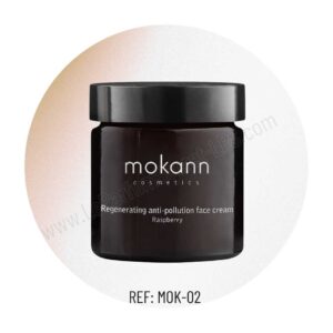 CREMA FACIAL REGENERADORA ANTICONTAMINACIÓN FRAMBUESA - 60 ML Hidrata y estimula la revitalización de la piel. Protege contra los efectos negativos de los factores externos.